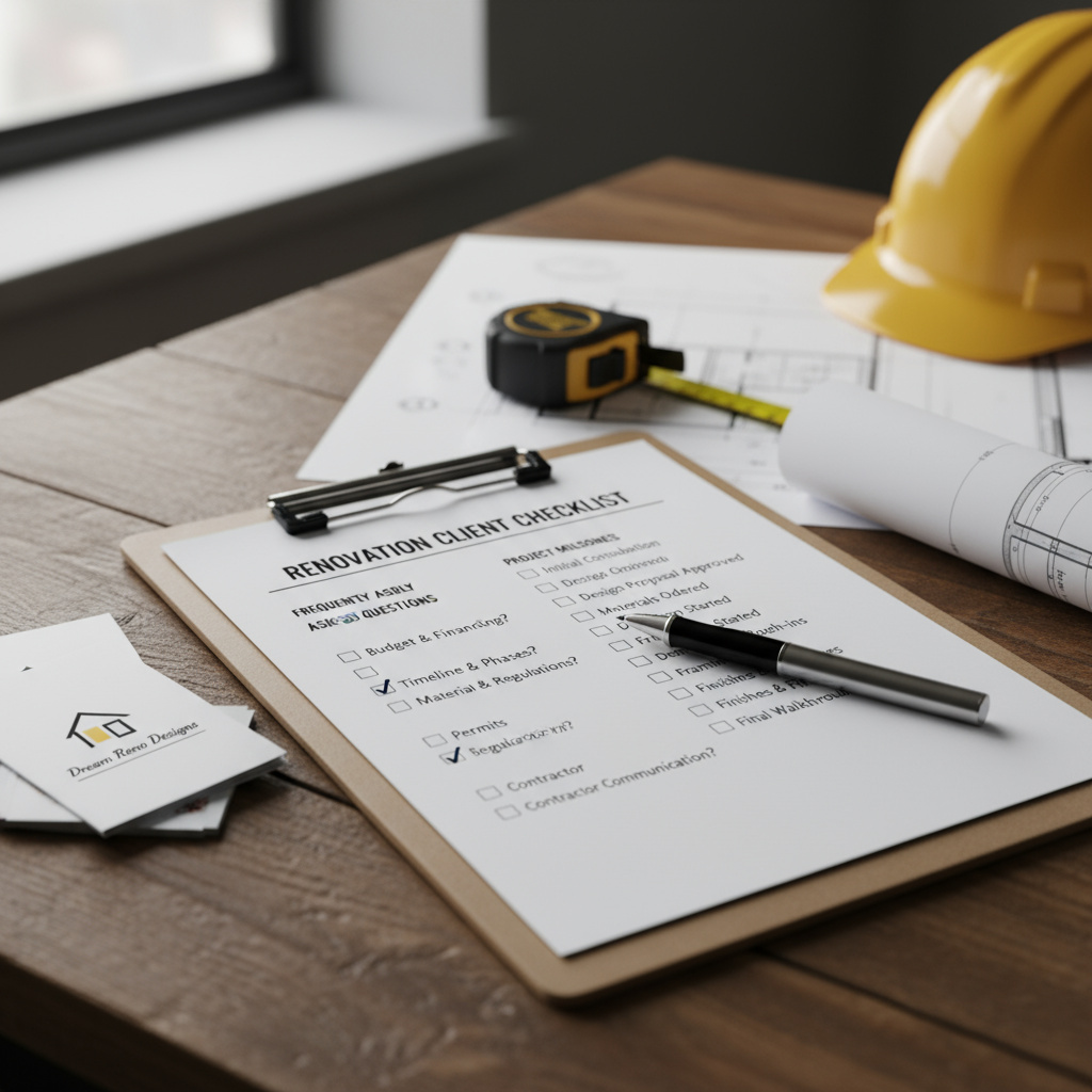 Checkliste für Renovierungsprojekte